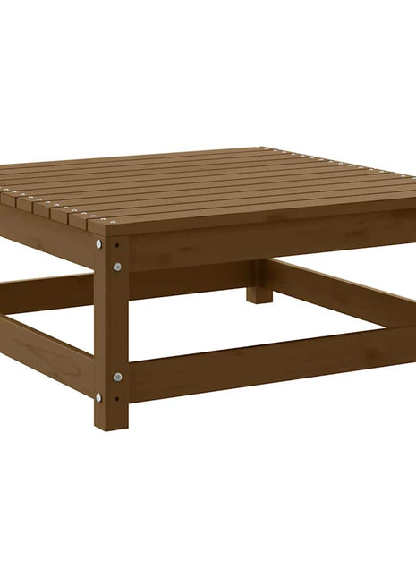 Tuinvoetenbank 70X70X30 Cm Massief Grenenhout Honingbruin