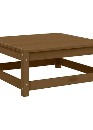 Tuinvoetenbank 70X70X30 Cm Massief Grenenhout Honingbruin