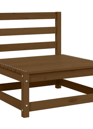 3-Delige Loungeset Massief Grenenhout Honingbruin