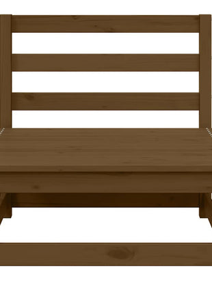 3-Delige Loungeset Massief Grenenhout Honingbruin
