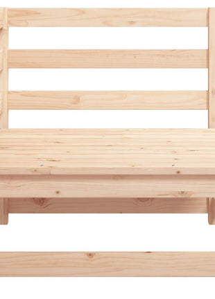 Tuinhoekbank Met Grijze Kussens Massief Grenenhout
