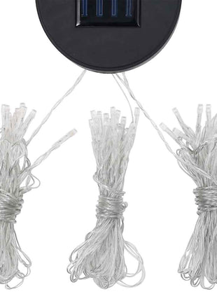 Prieel Met Dubbel Dak En Led-Lichtslinger 3X4 M