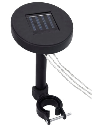 Prieel Met Led-Lichtslinger Stof Kleurig