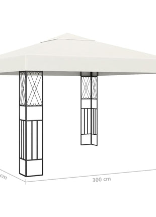 Prieel Met Led-Lichtslinger Stof Kleurig