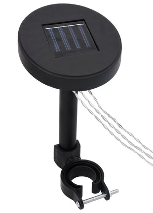 Prieel Met Gordijn En Led-Lichtslinger Kleurig