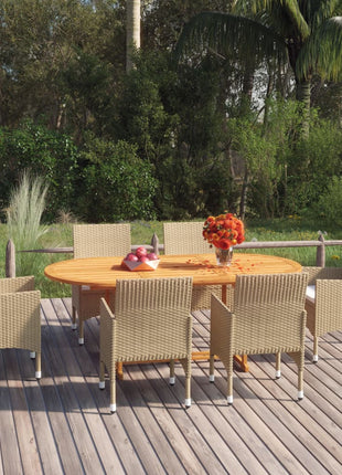 7-Delige Tuinset Poly Rattan