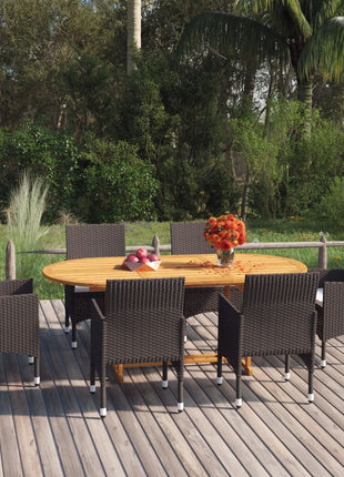 7-Delige Tuinset Poly Rattan