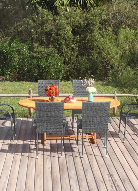 7-Delige Tuinset Poly Rattan