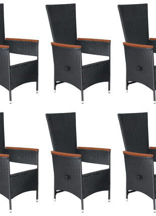 7-Delige Tuinset Poly Rattan