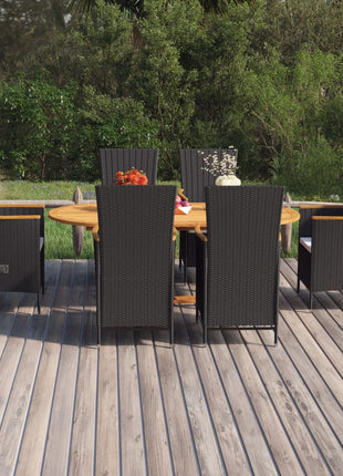 7-Delige Tuinset Poly Rattan