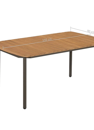 5-Delige Tuinset Poly Rattan