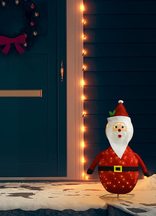 Decoratieve Kerstman Led Luxe Stof