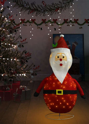 Decoratieve Kerstman Led Luxe Stof