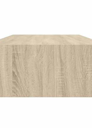 Viaxl Wandschap Met Lade 60X23,5X10 Cm Mdf Kleurig Eiken