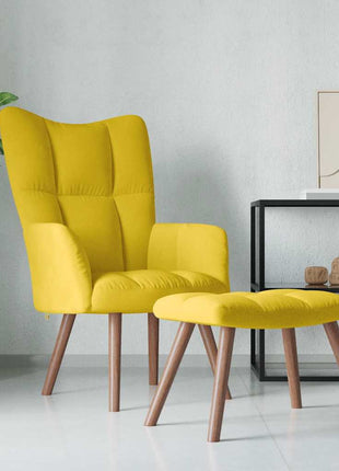 Relaxstoel Met Voetenbank Fluweel