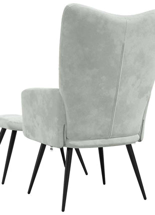 Relaxstoel Met Voetenbank Fluweel