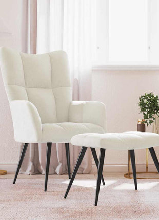 Relaxstoel Met Voetenbank Fluweel