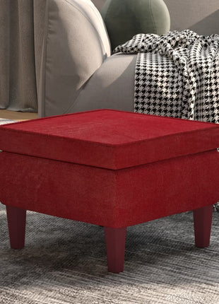 Kruk Met Houten Poten Fluweel