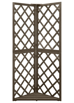 Latwerk Hoekmodel 50X50X145 Cm Massief Vurenhout