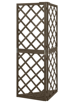 Latwerk Hoekmodel 50X50X145 Cm Massief Vurenhout