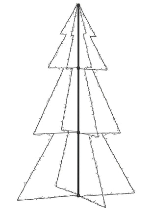 Kegelkerstboom 240 Led's Binnen En Buiten 118X150 Cm Warmwit