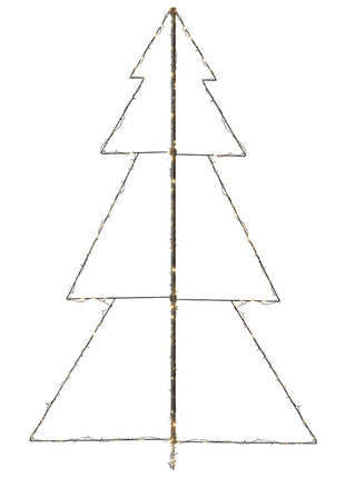 Kegelkerstboom 240 Led's Binnen En Buiten 118X150 Cm Warmwit