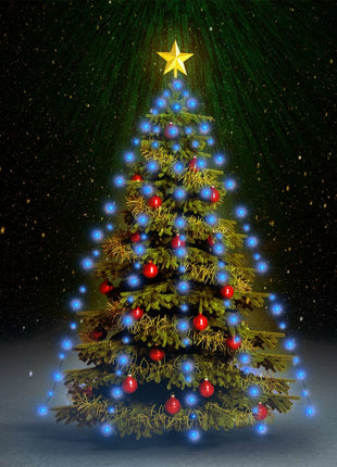 Kerstboomverlichting Met 250 Led's Net Blauw