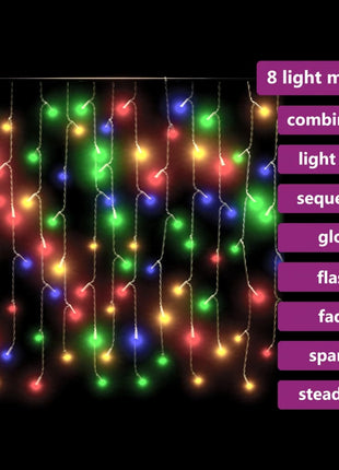 Lichtgordijn Met 400 Led's En 8 Functies 10 M Meerkleurig