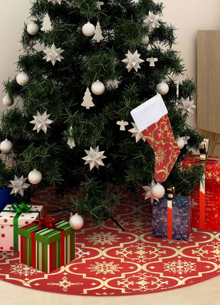 Kerstboomrok Luxe Met Sok Stof