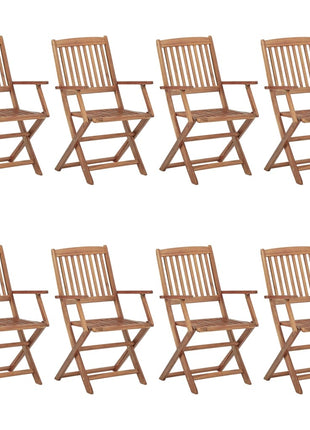 Tuinstoelen Inklapbaar Massief Acaciahout Naturel
