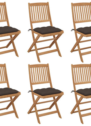 Tuinstoelen Inklapbaar Met Kussens Massief Acaciahout