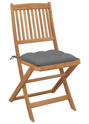 Tuinstoelen Inklapbaar Met Kussens Massief Acaciahout