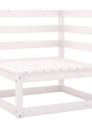 6-delige Loungeset met kussens massief grenenhout
