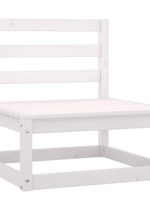 6-delige Loungeset met kussens massief grenenhout