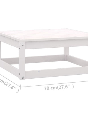 6-delige Loungeset met kussens massief grenenhout