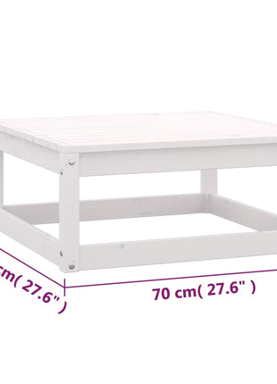 6-delige Loungeset met kussens massief grenenhout