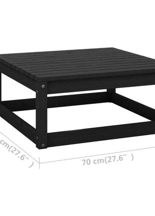6-delige Loungeset met kussens massief grenenhout