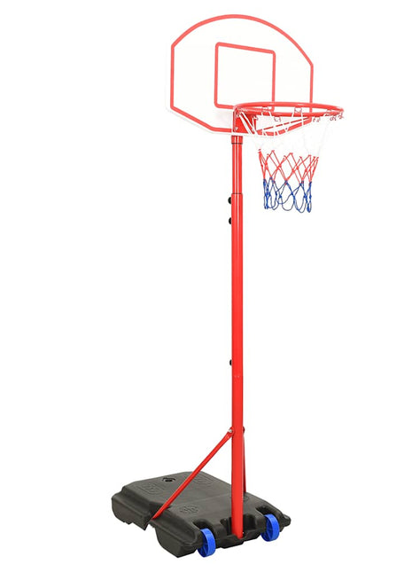 Basketbalset draagbaar verstelbaar 200-236 cm