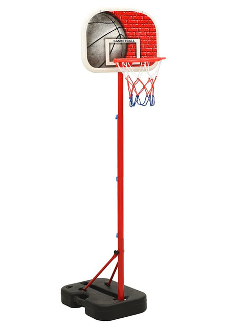 Basketbalset draagbaar verstelbaar 138,5-166 cm