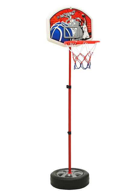 Kinderbasketbalset verstelbaar 120 cm