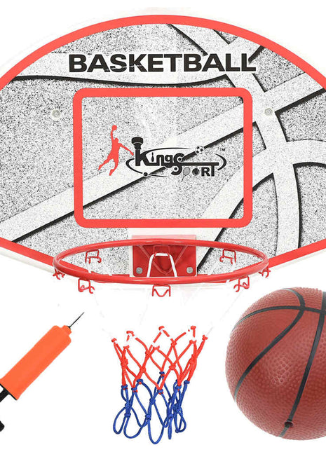 5-delige Basketbalset wandmontage 66x44,5 cm