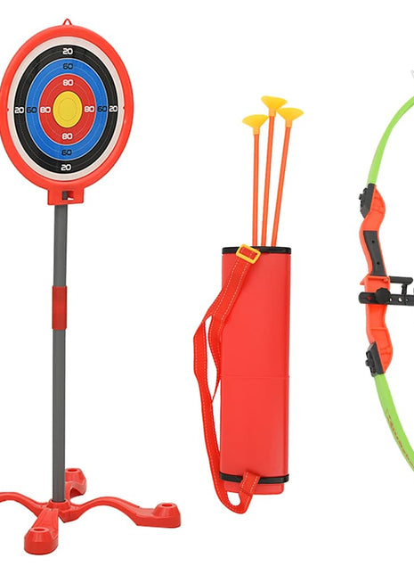 Kinderboogschietset met schietschijf