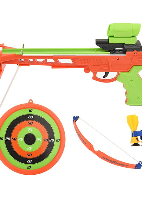 Kinderkruisboog met schietschijf