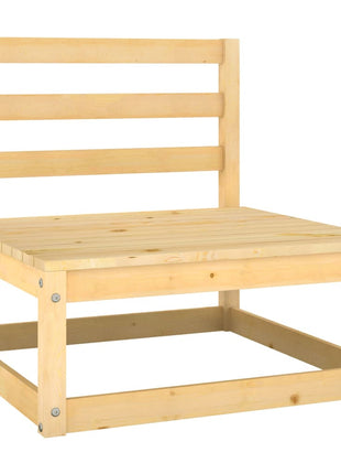 10-delige Loungeset massief grenenhout