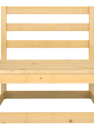 10-delige Loungeset massief grenenhout