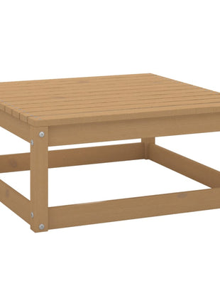 10-delige Loungeset massief grenenhout honingbruin