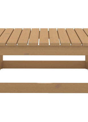 10-delige Loungeset massief grenenhout honingbruin