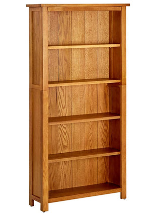 Boekenkast Met 5 Schappen Massief Eikenhout