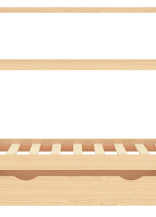 Kinderbedframe Met Lade Massief Grenenhout