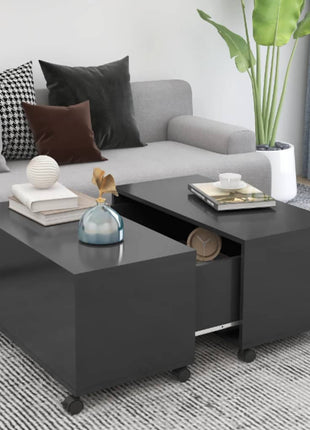 Salontafel 75X75X38 Cm Bewerkt Hout